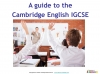 Preparing for the Cambridge IGCSE English Exam Teaching Resources (slide 2/34)